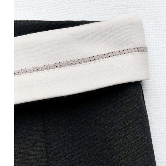 ZARA Skort with Contrast Waistband - Picture 8 of 10